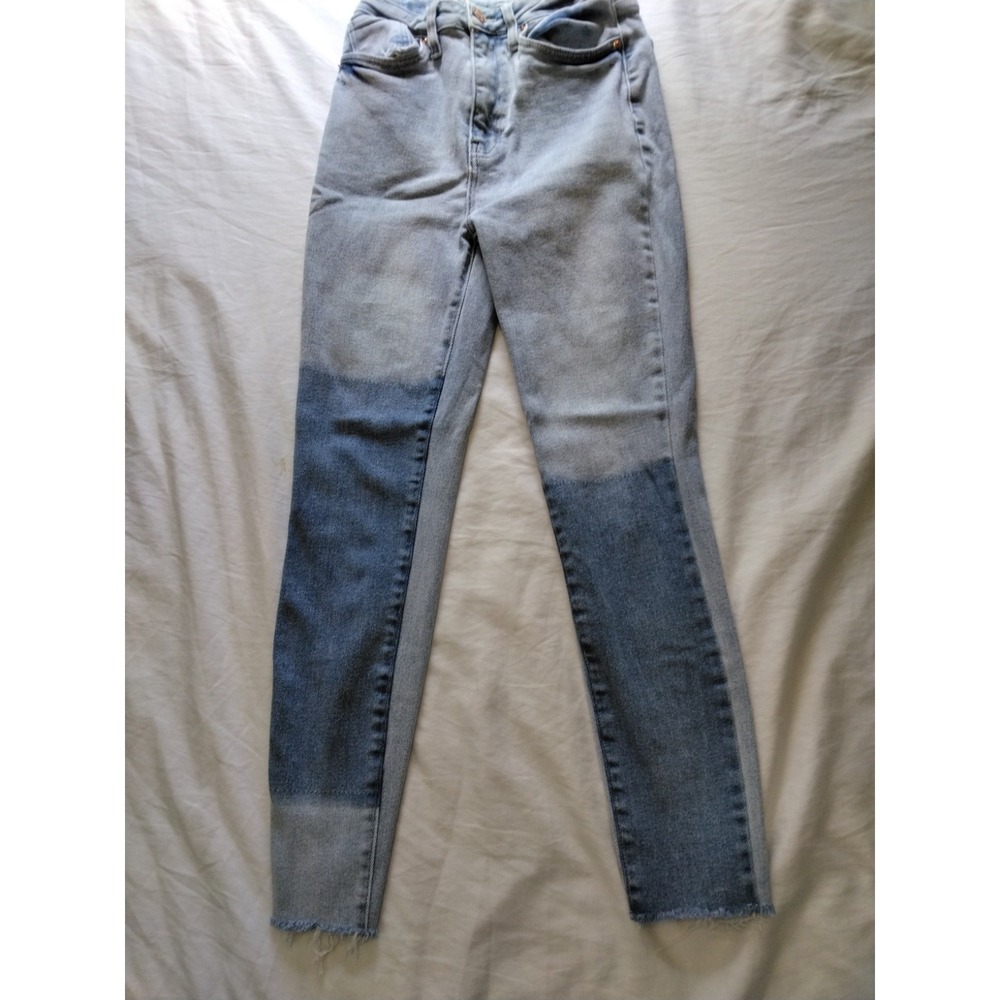 YMI Dream Jeans authentic denim jeans SZ 5 two tone distressed vintage